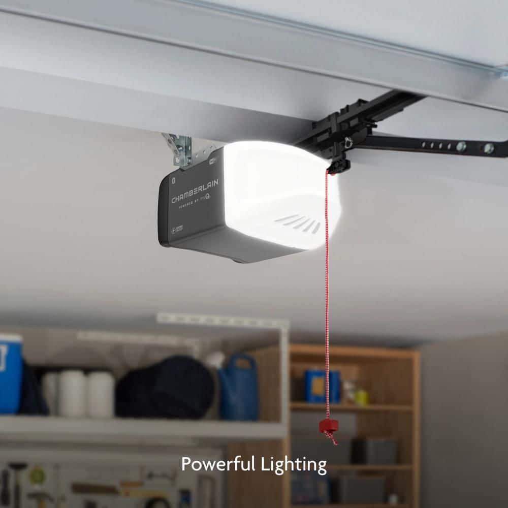 Chamberlain 1/2 HP Smart Quiet Belt Drive Garage Door Opener with Battery Backup B2211T