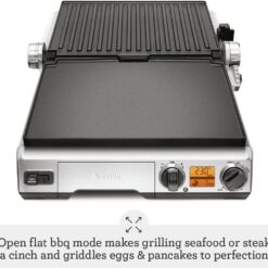 Breville BGR820XL Smart Grill, Brushed Stainless Steel