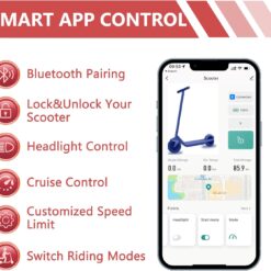MAXSHOT Electric Scooter for Adults, 8.5"/10" Tires, 19/22Mph, 350W/500W Motor, 21-28 Miles Range, APP(V1/SPRO/MAX/PRO)