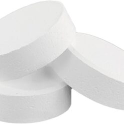 Rx Clear 3" Inch Stabilized Chlorine Tablets | 100 Pounds | Individual Chlorinating Tabs (2 x 50 LB Buckets)
