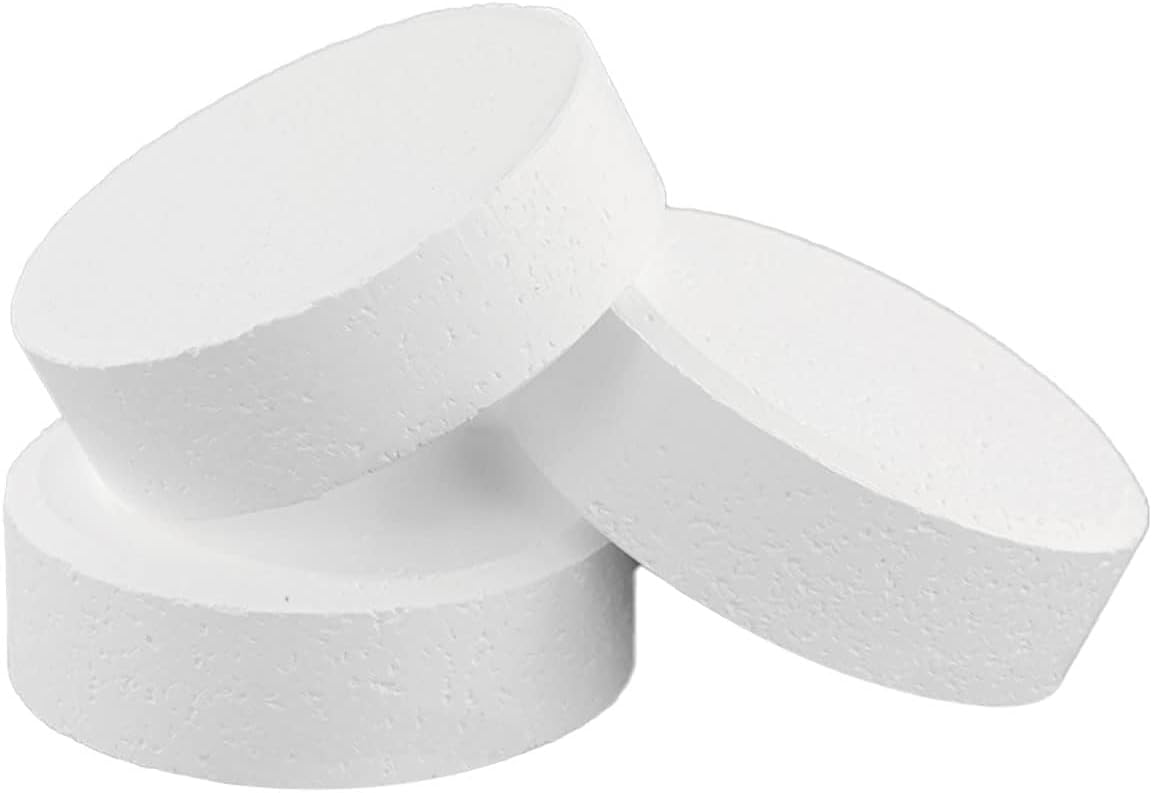 Rx Clear 3" Inch Stabilized Chlorine Tablets | 100 Pounds | Individual Chlorinating Tabs (2 x 50 LB Buckets)