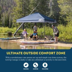 GCI Outdoor LevrUp Pop Up Canopy Tent, 10x10, Royal Blue