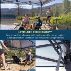 GCI Outdoor LevrUp Pop Up Canopy Tent, 10x10, Royal Blue