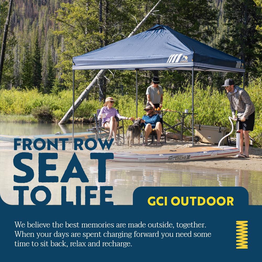 GCI Outdoor LevrUp Pop Up Canopy Tent, 10x10, Royal Blue
