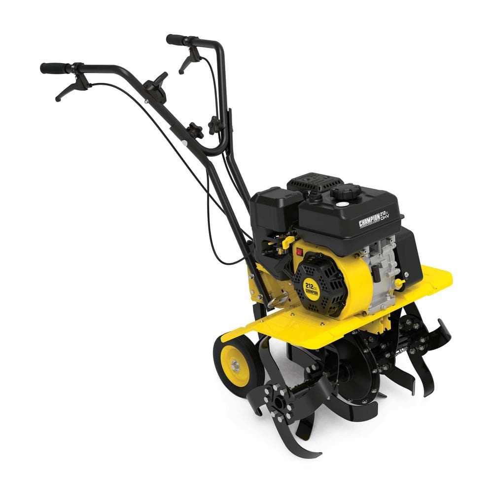 Champion Power Equipment 22 in. 212 CC 4-Stroke Gas-Powered Front Tine Tiller with Reverse Assist 201527