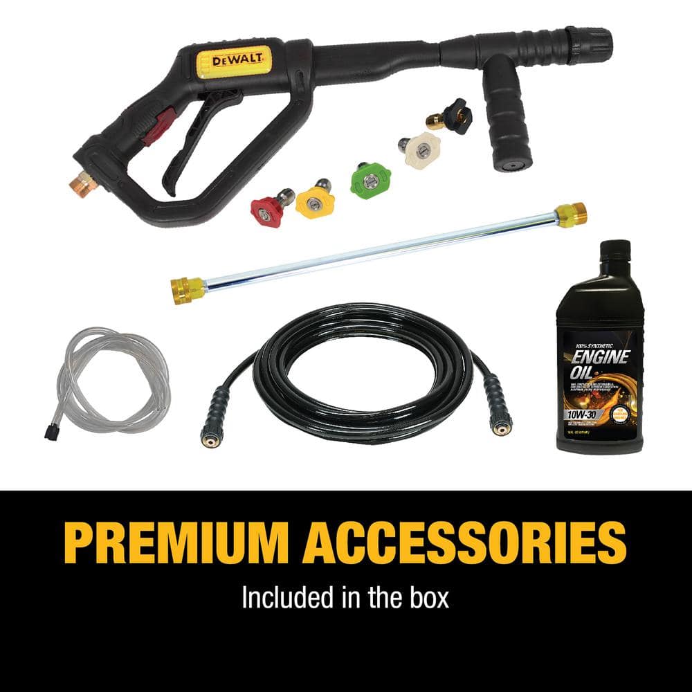 DEWALT 3400 PSI 2.5 GPM Cold Water Gas Pressure Washer with PressuReady DeWalt 208cc Engine DXPW3400PRNB-S