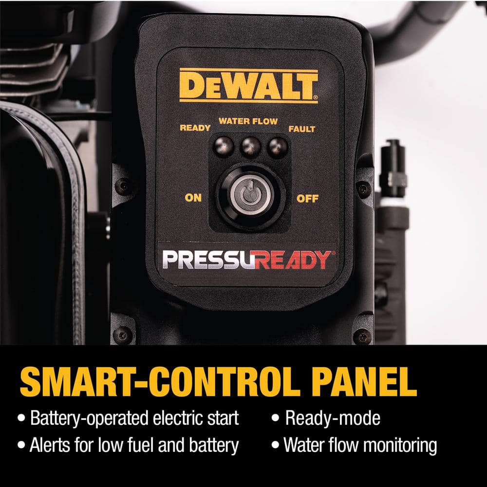 DEWALT 3400 PSI 2.5 GPM Cold Water Gas Pressure Washer with PressuReady DeWalt 208cc Engine DXPW3400PRNB-S