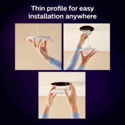 Philips Hue Smart Slim 5/6 Inch LED Downlight - White and Color Ambiance Color-Changing Light - 6 Pack