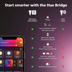Philips Hue Indoor/Outdoor Holiday 130-Foot Festavia String Lights