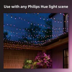 Philips Hue Indoor/Outdoor Holiday 65-Foot Festavia String Lights