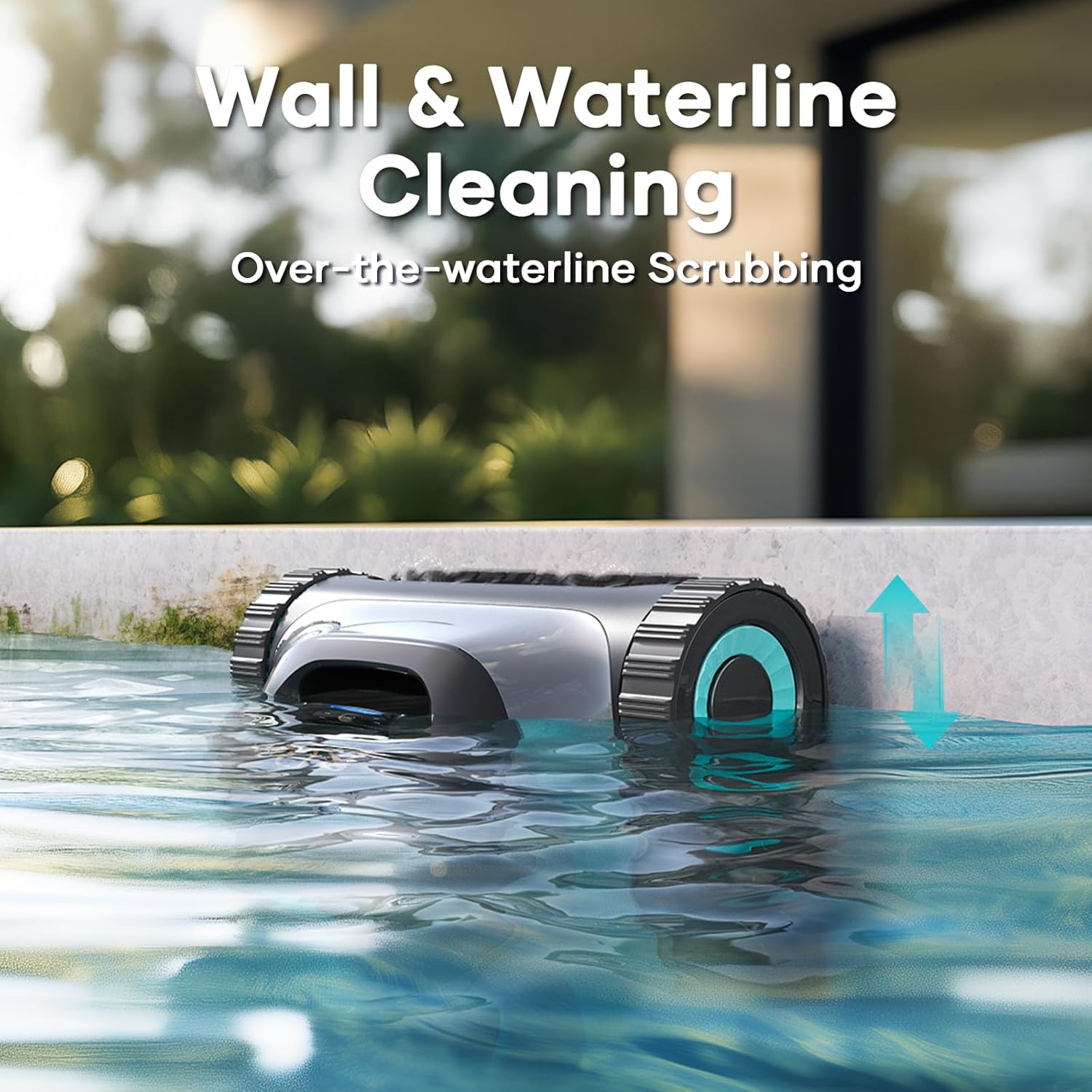 AIPER Scuba S1 Cordless Robotic Cleaner, Smart Navigation for Inground Pools up to 1,600 Sq.ft, Wall and Waterline Cleaning Vacuum