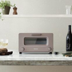 BALMUDA The Toaster, Steam Oven Toaster, Precise Heat Control, Steam Technology, Baking Pan, US Version, Taupe