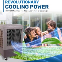 Hessaire MFC3600 2200CFM Evaporative Cooler