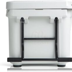 Blue Coolers Ice Vault – 60 Quart Roto-Molded Ice Cooler, Arctic White with Wheels