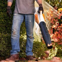 Stihl BGA 57 Leaf Blower Set with AK 20 Battery and AL 101 Charger Orange/White, JT042622109