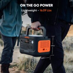 Jackery 800-Watt Output/1600 Peak Portable Power Station Explorer 600 Plus Push Button Start Battery Generator for Outdoors HTE112600A