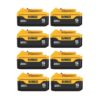 DEWALT 20V MAX XR Premium Lithium-Ion 5.0Ah Battery (8 Pack) DCB205-8