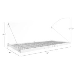 NewAge Products Pro Series 48 in. x 96 in. and 24 in. x 96 in. Steel Garage Wall Shelving (2-Pack) 40409
