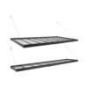 NewAge Products Pro Series 4ft. X 8ft. and 2ft. X 8ft. Wall Mounted Steel Shelf Set 2.0 in Black 40806