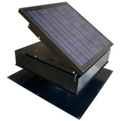 Remington Solar 30-Watt Black Solar Powered Attic Fan SF30-BLK