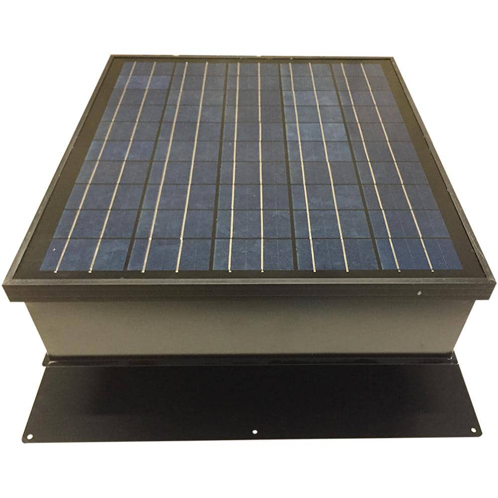 Remington Solar 30-Watt Black Solar Powered Attic Fan SF30-BLK