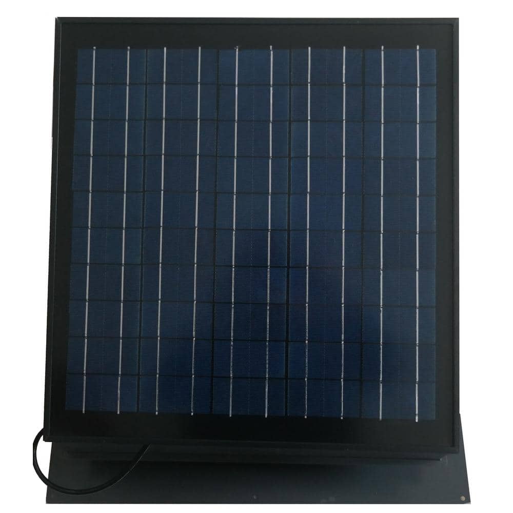 Remington Solar 30-Watt Black Solar Powered Attic Fan SF30-BLK