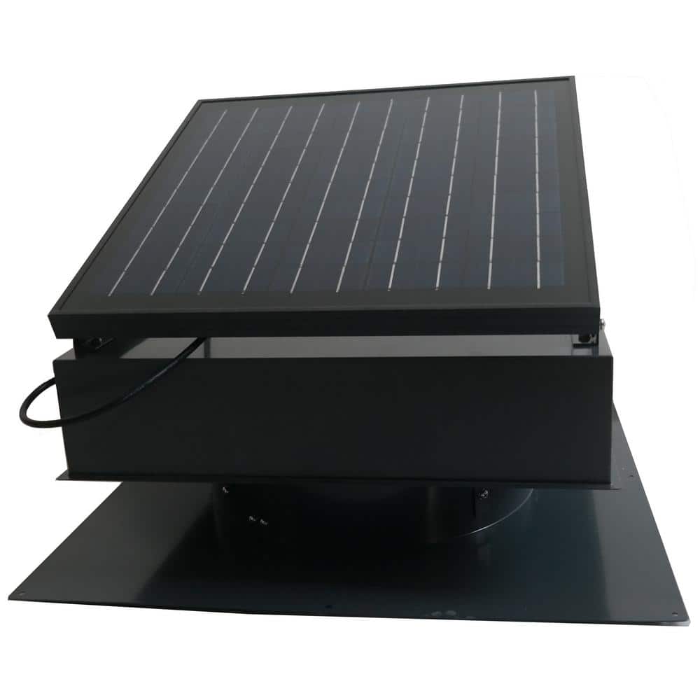 Remington Solar 30-Watt Black Solar Powered Attic Fan SF30-BLK