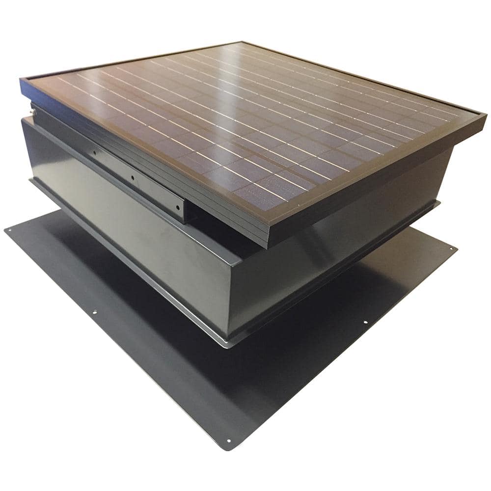 Remington Solar 30-Watt Gray Solar Powered Attic Fan SF30-GR