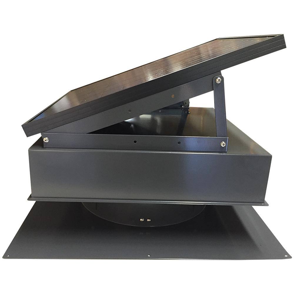 Remington Solar 30-Watt Gray Solar Powered Attic Fan SF30-GR