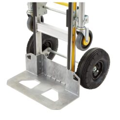 Gorilla 1,000 lbs. Capacity Convertible All Aluminum Hand Truck with Multi-Grip Power Handle, Wide Load Toe Plate Technology GHA2-10