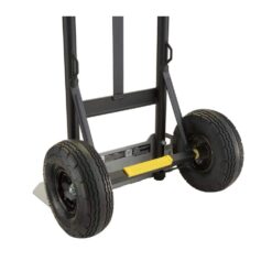 Gorilla 800 lbs. Capacity Convertible Steel Hand Truck, Wide Dual Mode Adjustable Height Handle, Simple/Safe Flatbed Conversion GH2-8