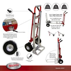 Milwaukee 1,000 lbs. Capacity 4-in-1 Hand Truck 60137