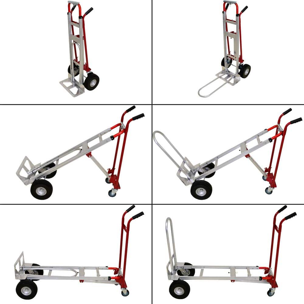 Milwaukee 1,000 lbs. Capacity 4-in-1 Hand Truck 60137