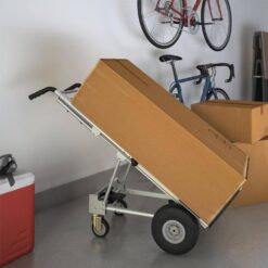 Cosco 1000 lb. 3-In-1 Aluminum Assisted Hand Truck with Flat Free Wheels 12312ABL1E