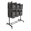 AdirOffice 600 lbs. Capacity 2-Tier Steel Folding Chair Cart 690-03