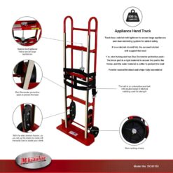 Milwaukee 800 lb Capacity Heavy Duty Appliance Truck DC40188