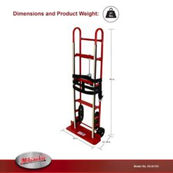 Milwaukee 800 lb Capacity Heavy Duty Appliance Truck DC40188