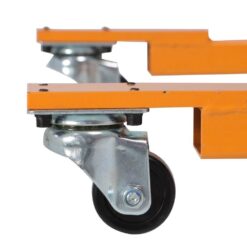 TORY CARRIER 34.8 in. Max Lift Fixed Legs Hand Stacker 440 lbs. Mini Manual Pallet Stacker with Adjustable Forks and Platform HDA-A-7004