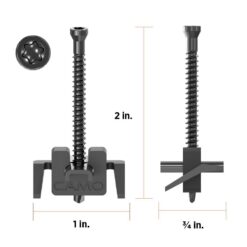 CAMO Wedgemetal Stainless Steel Hidden Deck Fastener Clip For Metal Framing (450-Count/250 sq. ft.) 0344679