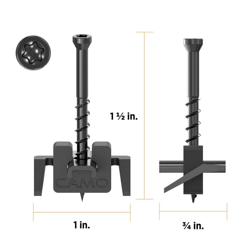 CAMO Wedge Stainless Steel Hidden Deck Fastener Clip (900-Count/500 sq. ft.) 0344656S