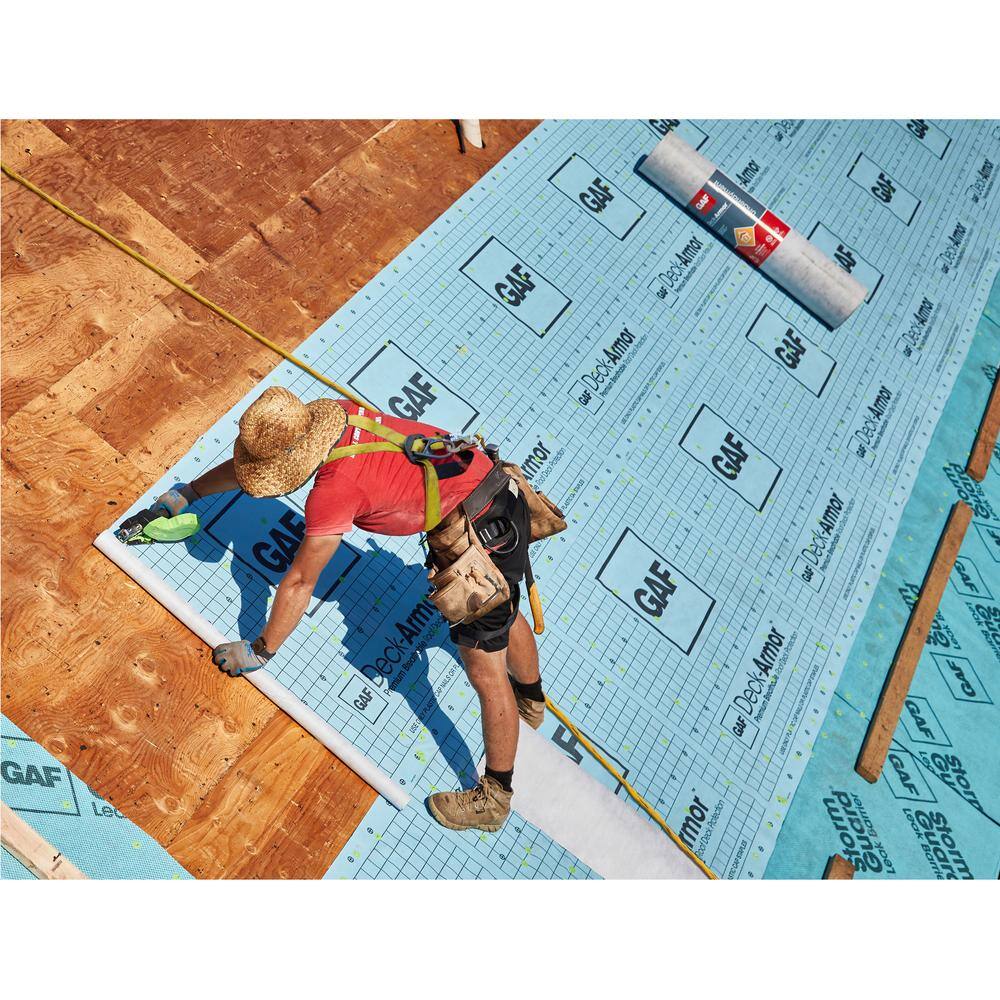 GAF Deck-Armor 1000 sq. ft Premium Breathable Synthetic Roofing Underlayment Roll 0907