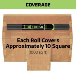 Stinger EXO50 1000 sq. ft. Premium Synthetic Roofing Underlayment Roll 0342975