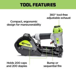 Stinger CS150B Pneumatic 18-Gauge Cap Stapler 0136012