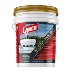 Lanco Siliconizer 1000 5 gal. 100% Silicone White Roof Sealer RC1062-2
