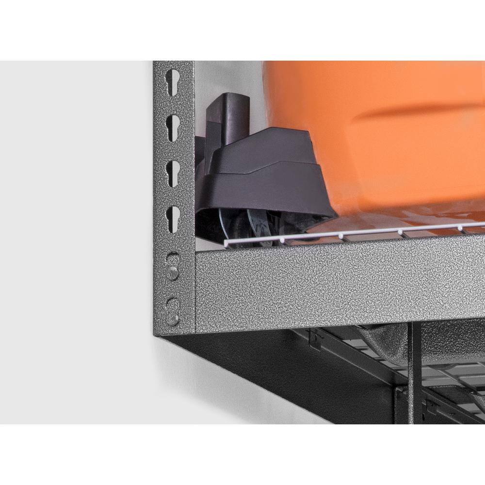 NewAge Products VersaRac Gray Adjustable Steel Overhead Garage Storage Rack (48 in W x 96 in D) 40151