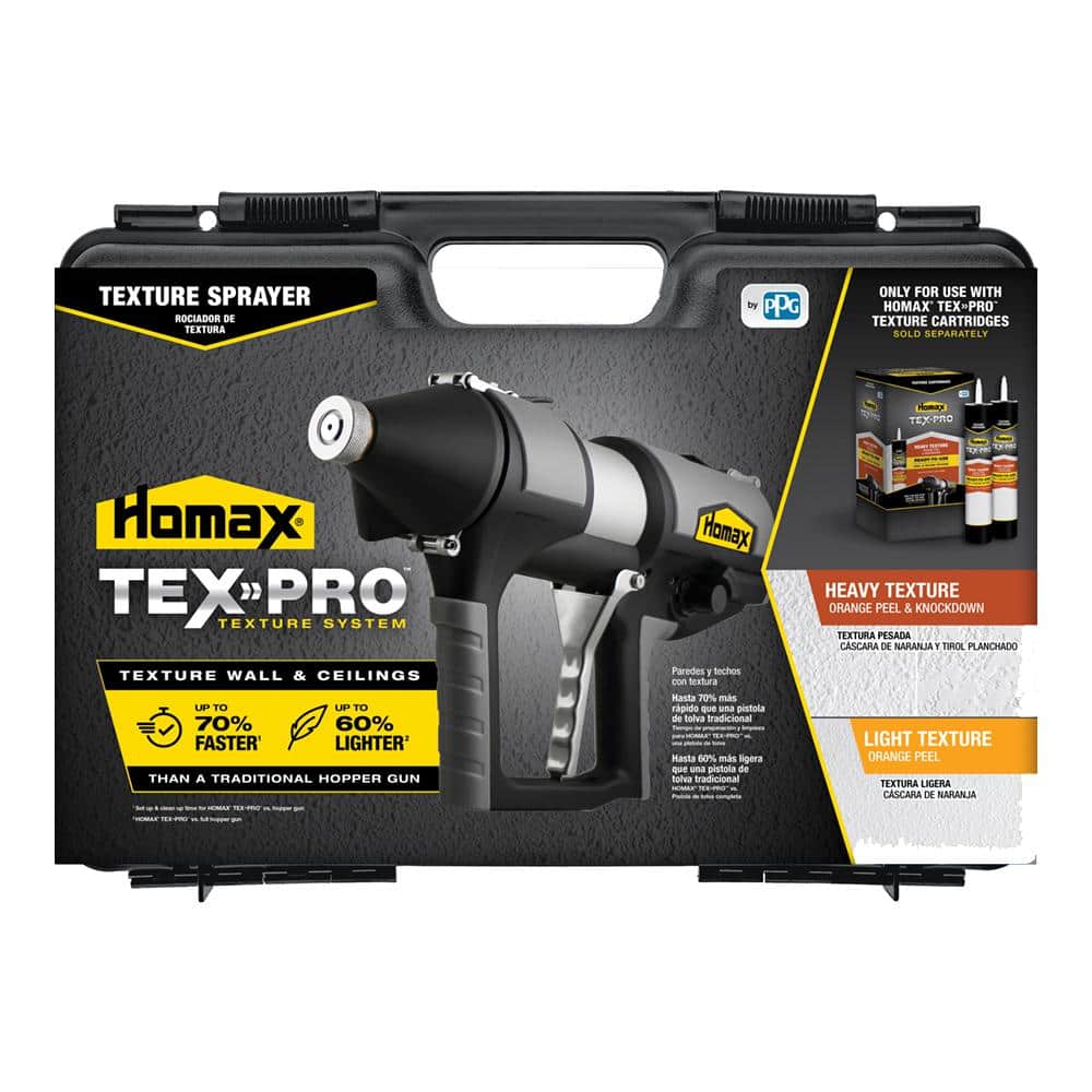 Homax TexPro Texture System Sprayer with Durable Carry Case TP01