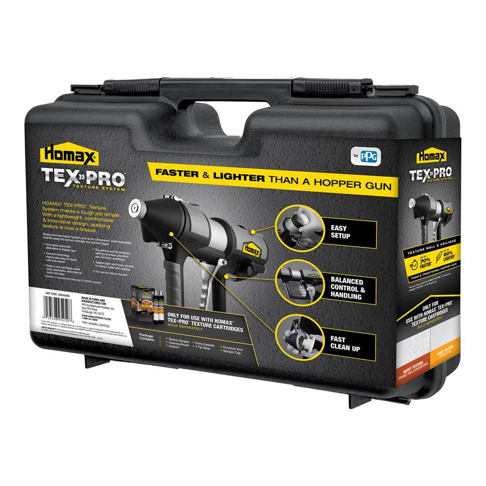 Homax TexPro Texture System Sprayer with Durable Carry Case TP01