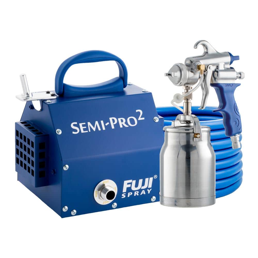 Fuji Spray Semi-PRO 2 - M-Model HVLP Paint Sprayer Gun with Bottom Feed 1 qt. Cup and 1.3 mm Air Cap Set HVLP Paint Sprayer System 2202