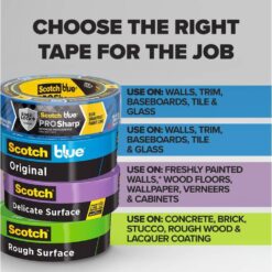 3M ScotchBlue 1.88 in. x 60 yds. Original Multi-Surface Painter's Tape (6-Pack) (Case of 6) 2090-48SC6