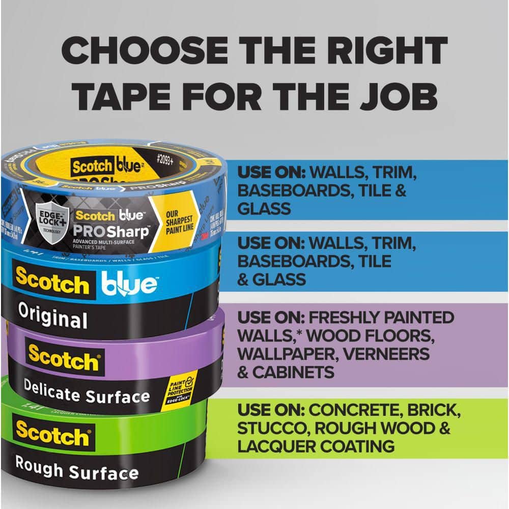3M ScotchBlue 1.88 in. x 60 yds. Original Multi-Surface Painter's Tape (6-Pack) (Case of 6) 2090-48SC6